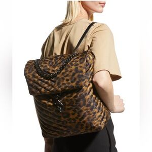 ‼️RARE‼️🎸REBECCA MINKOFF🎸🔥NWT🔥Edie Backpack in Natural Leopard